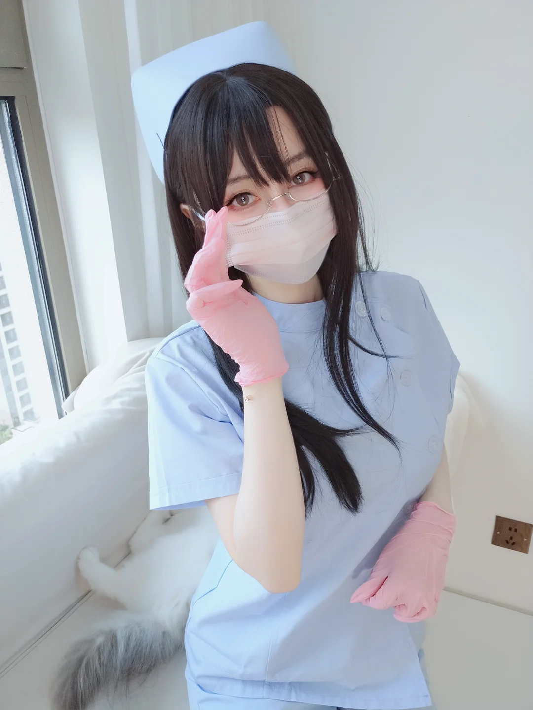 白银81 - 自摄Vol.95 蓝色护士 [162P,19V-3.13GB] tg@simisebaisi 【丝足阁】015.webp